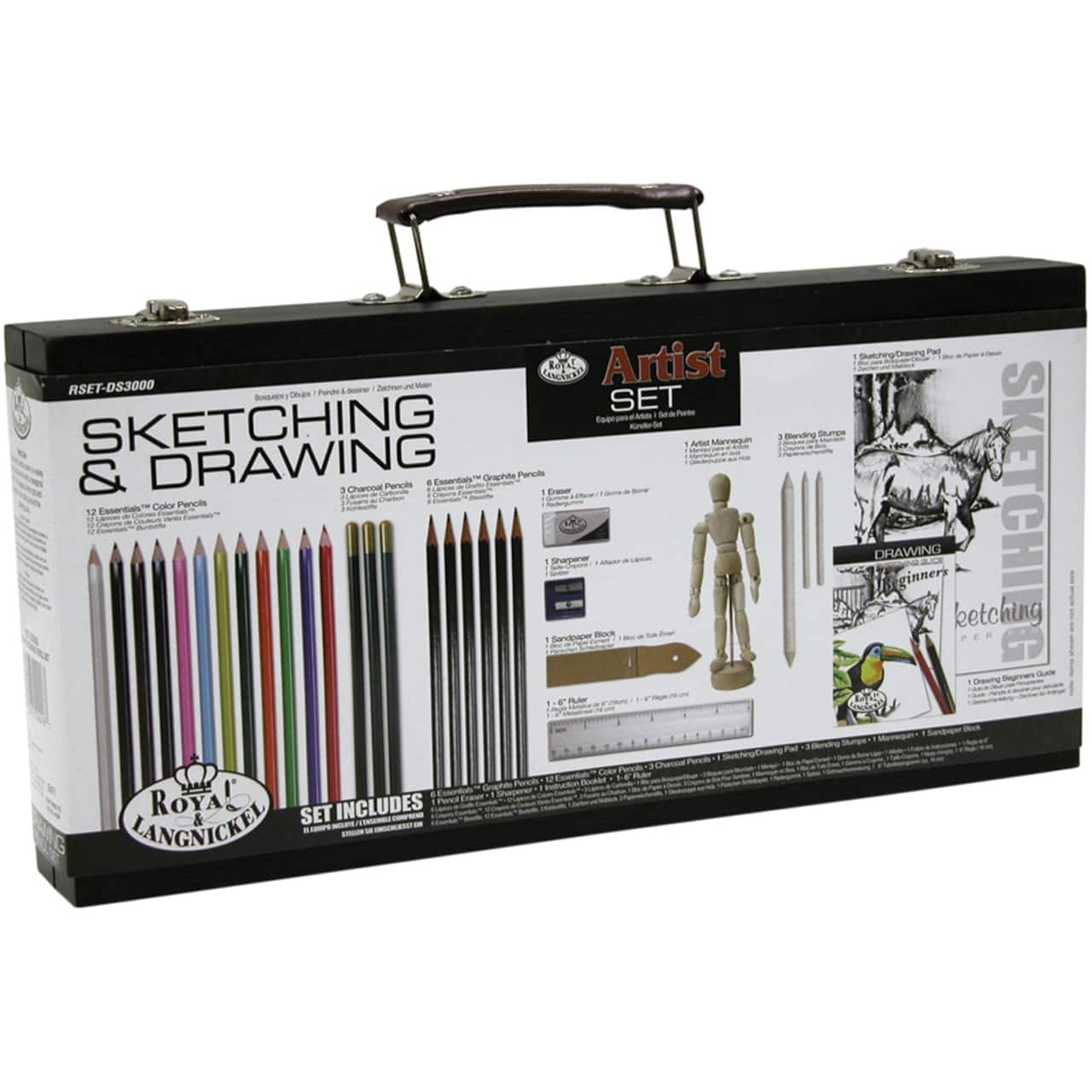 Royal & Langnickel® Essentials™ 32 Piece Sketching & Drawing Beginner Artist Set